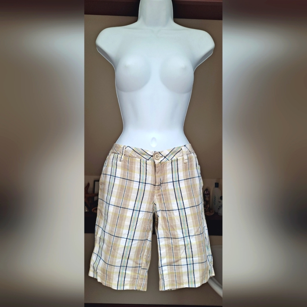 ARIZONA Juniors Plaid Bike Shorts Above the knee Shorts Bermuda